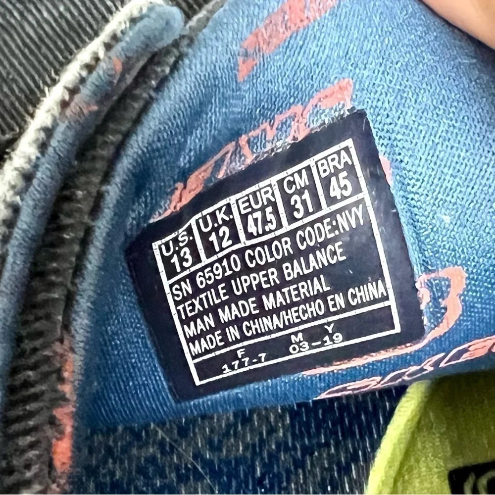 Skechers Status 2.0 Pexton Canvas Denim Sneaker Shoes Men's size 13